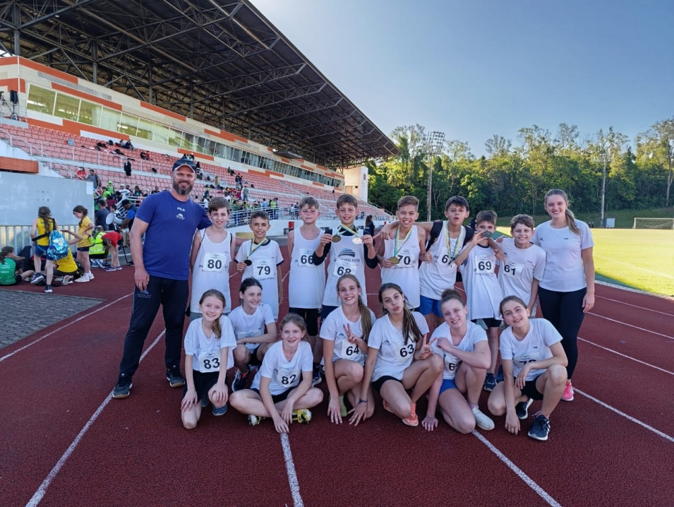 Equipe Municipal de Atletismo participa do Campeonato Estadual Sub-12