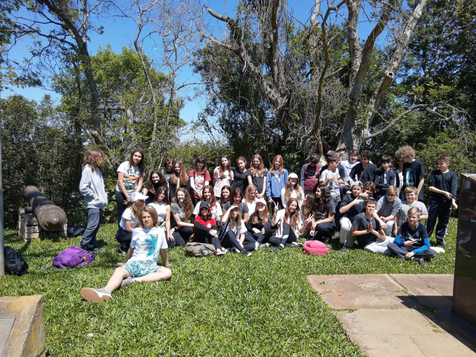 Estudantes do 7º ano realizam passeio de estudos para Minas do Leão e Rio Pardo