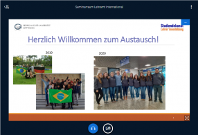Acadêmicos participam de intercâmbio virtual com alunos da Alemanha