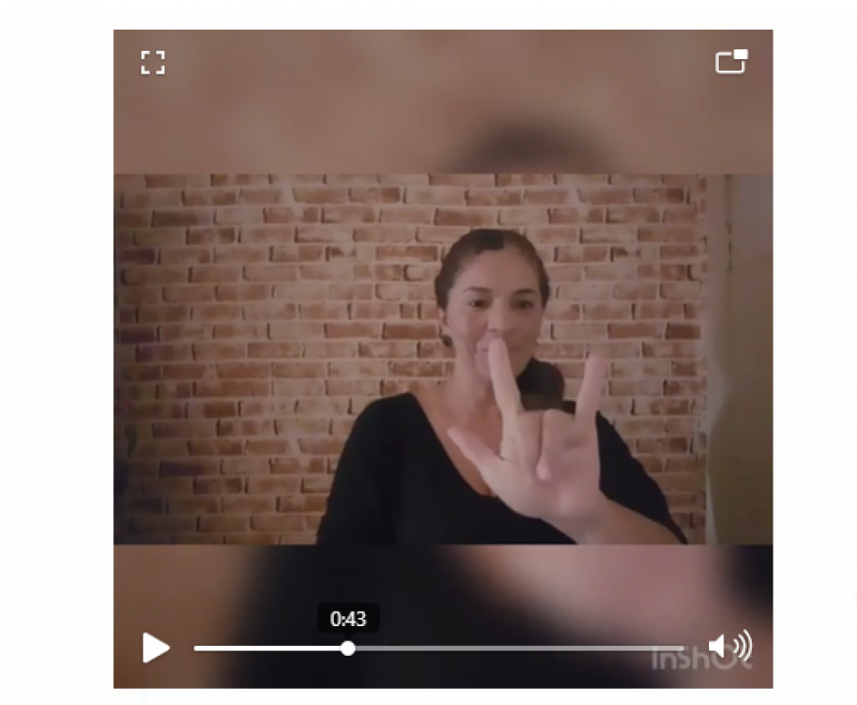 Turmas do Curso Normal cria vídeo com orientações na aula de Libras