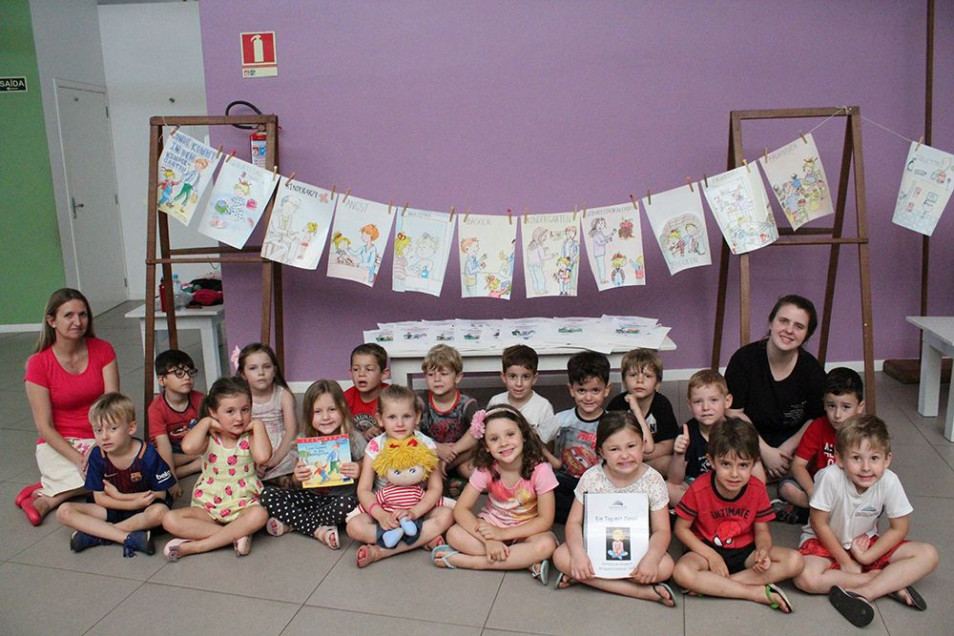 Conni Kommt in den Kindergarten foi inspiração para muitas atividades