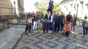 Turma realiza passeio histórico em Porto Alegre