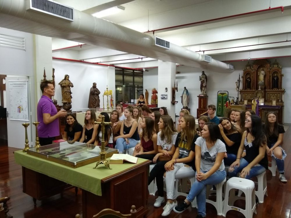 São Leopoldo vira palco de aula prática da turma do Curso Normal