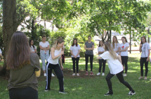 Estudantes do Curso Normal tem oficina de capoeira no Instituto Ivoti